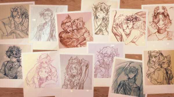 2022 Artfight Mass Attack Ending Illustration