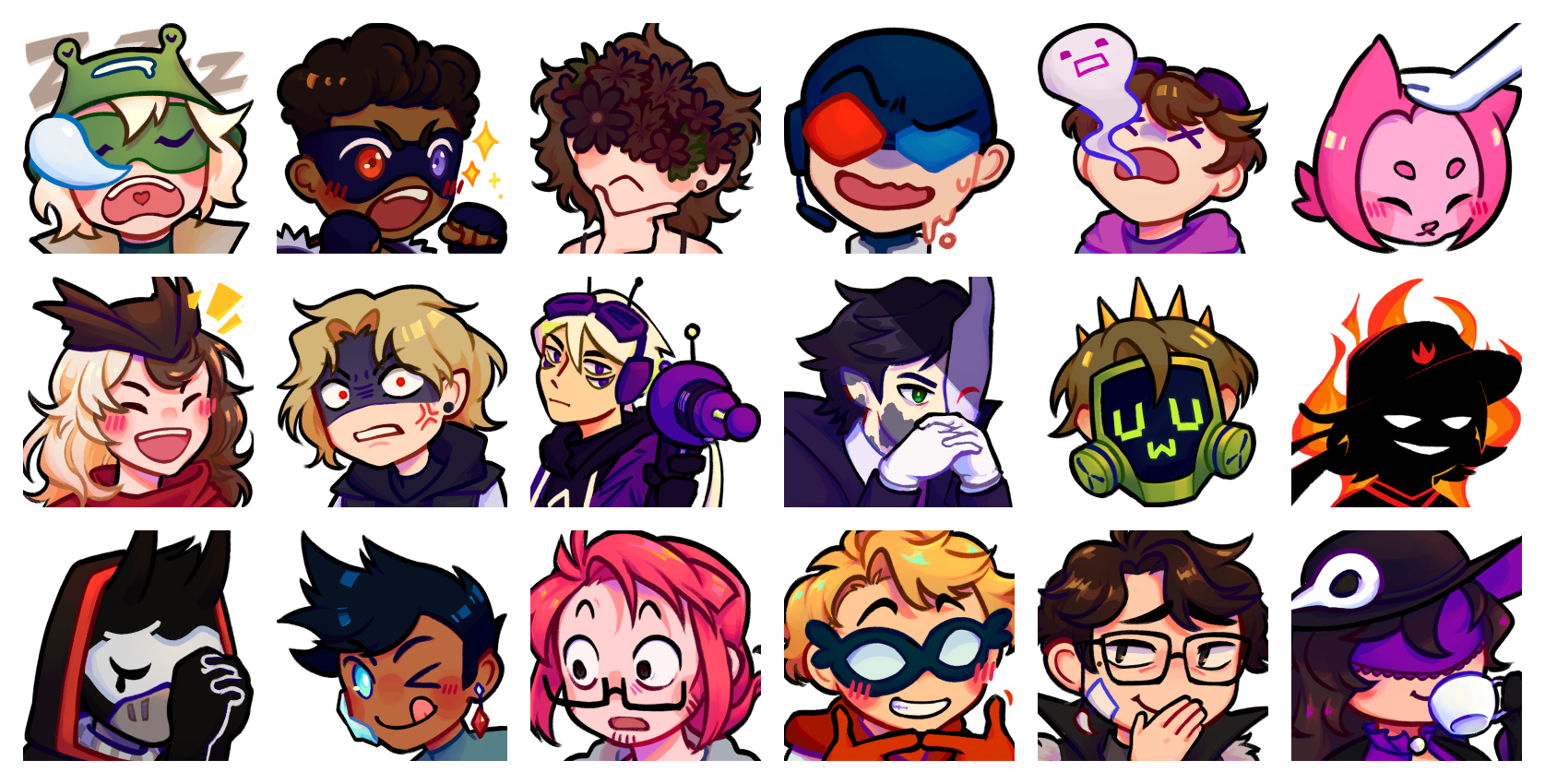 2023 DSMP Comics Zine Emoji Merch